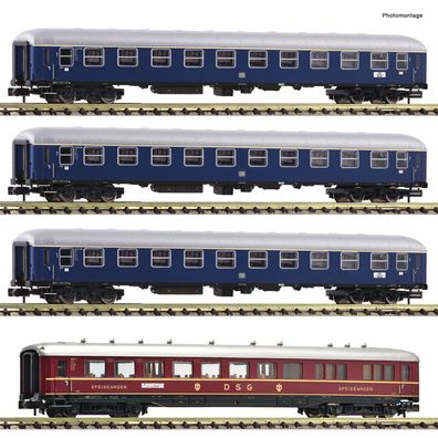 Fleischmann 881910 Wagenset Fernzug F38- Hans Sachs - DB II Spur N