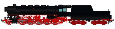 Spur1at 11130 Dampflok BR 44 1143 DB IIIa Kohle NEM Spur 1