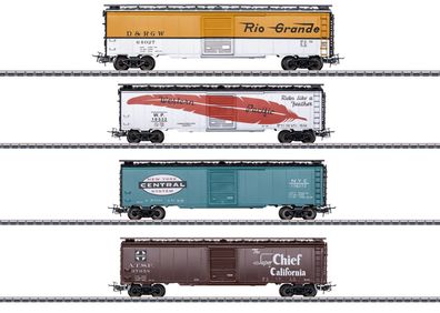 Maerklin 45712 US-Box-Car Set 4-tlg. MHI 01.2025 Spur H0