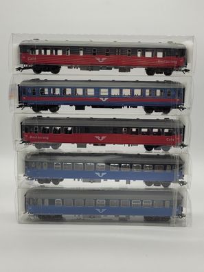 Gebrauchtes 5400054 5 x Personenwagen der SJ: 4377, 4378, , Spur H0 gebraucht 1:87 a