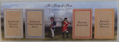 Birth of America - 1775 - Rebellion - The American Revolution - Kartentableau Treaty