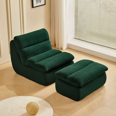 Relaxsessel Schlafsofas mit bequeme, extra dicke Polsterung, azy Polstersofa