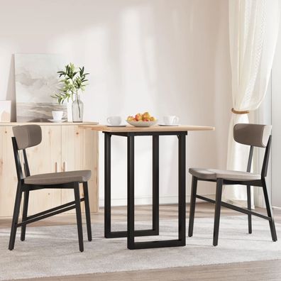 vidaXL Esstisch-Gestell in O-Form 50x40x73 cm Stahl