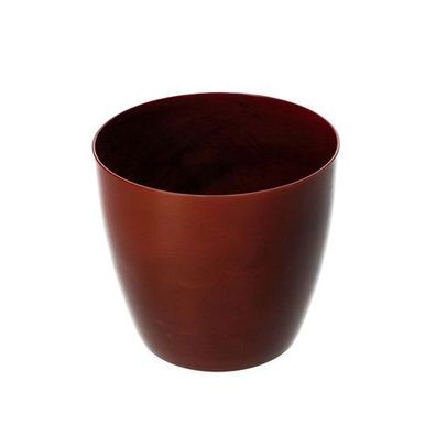 KADAX Blumentopf, Pflanzkübel, Blumenkübel aus Kunststoff, rund, 18 cm, Rot