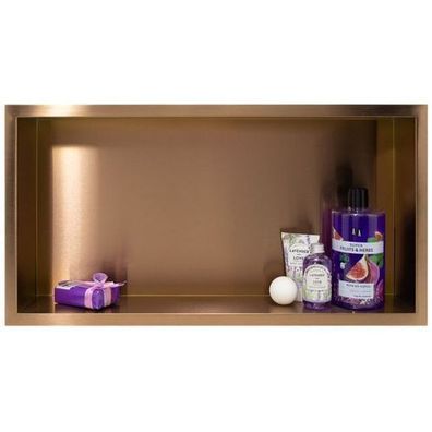 Duschnische Wandnische WALL BOX ONE 30x60x10 Kupfer | Duschablage Unterputz