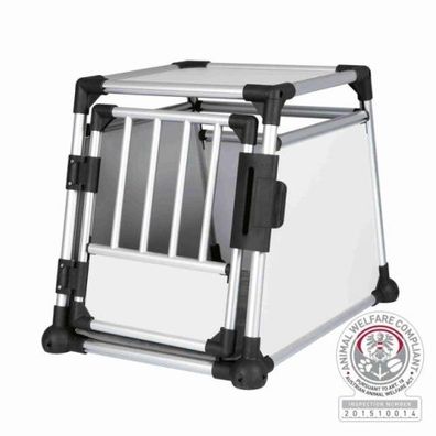 Aluminium Transportbox für Hunde Gr. M - 55x62x78cm