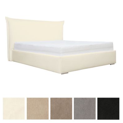 Polsterbett Doppelbett Hovland Stoff Bettkasten 140/160/180/200x200 cm