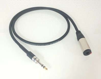 Sommercable "Galileo" / HighEnd Verlängerungskabel für Kopfhörer / 6,3 mm Klinke