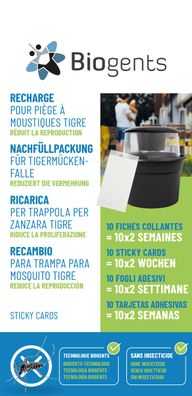 Biogents Sticky Cards Nachfüllpackung GAT, 10 Stück