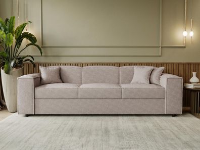 Sofa Santos Boucle mit Schlaffunktion Schlafcouch Couch Schlafsofa