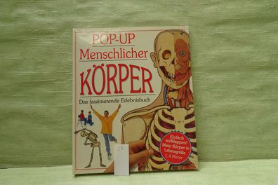 3D Panorama Pop-UP Menschlicher Körper Erlebnisbuch Körper 1,4m Habel 1998 OVP