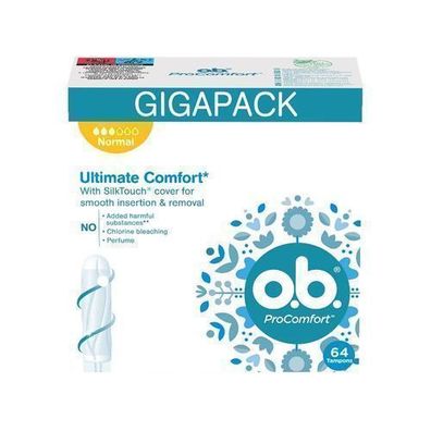 O.B. ProComfort Tampons Normalgroesse - 64 Stueck