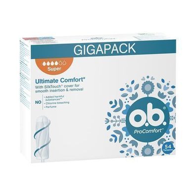 O.B. ProComfort Super Tampons, 54 Stueck