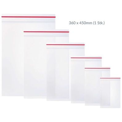 Mecaferm Druckverschlussbeutel 360 x 450mm (1 Stk.)