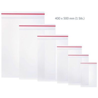 Mecaferm Druckverschlussbeutel 400 x 500 mm (1 Stk.)