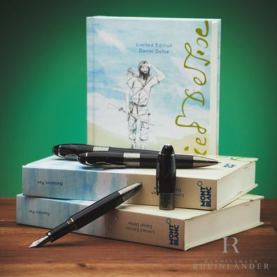 Montblanc Writers Edition 2014 Daniel Defoe 3er Set FP | BP | MP ID 110509 OVP