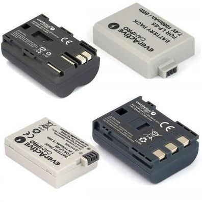Akku Batterie EverActive CamPro Canon NB-2L / NB-2LH, LP-E8, LP-E6, BP-511, LP