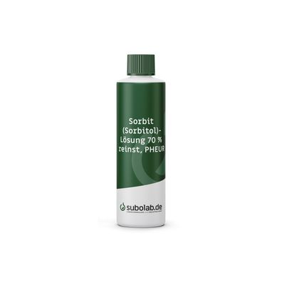 Sorbitol-Lösung 70?% | PHEUR / USP / BP / E420 | reinst | 500 ml - 10 L