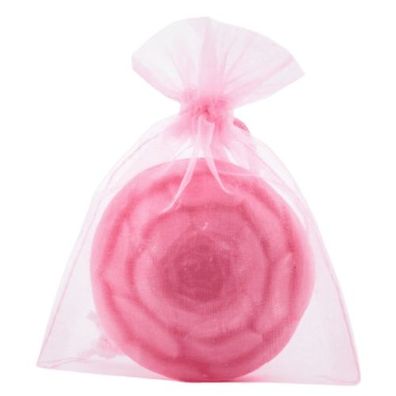 Rosenblüten Seife Rose im Organzabeutel
