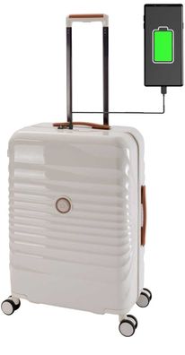 Koffer Trolley Polycarbonat Hartschale leicht mit USB / USB-C Port Kofferbremse TSA