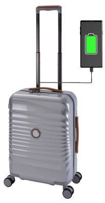 Handgepäck Koffer Trolley Polycarbonat Hartschale mit USB Port mit USB-C Port Capri