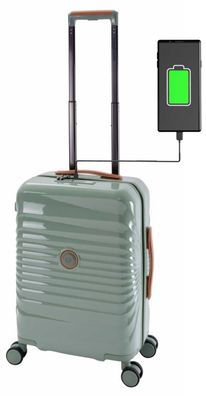Handgepäck Koffer Trolley Polycarbonat Hartschale mit USB Port mit USB-C Port Capri