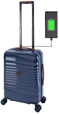 Handgepäck Koffer Trolley Polycarbonat Hartschale mit USB Port mit USB-C Port Capri