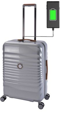 Koffer Trolley Polycarbonat Hartschale leicht mit USB / USB-C Port Kofferbremse TSA