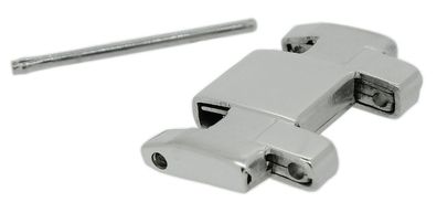 Casio Edifice > 1x Verlängerungsglied Glied silbern Link > EFR-554D