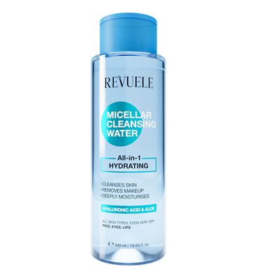 Revuele Mizellen Reinigungswasser ALL-IN-1 Feuchtigkeitspflegend 400 ml