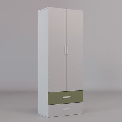 Generisch Kleiderschrank LUMI, Schrank mit Stauraum, Kinderzimmer