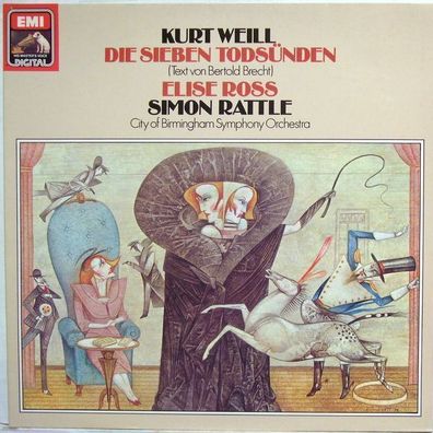 His Master's Voice ASD 4402 - Kurt Weill, Elise Ross, Sir Simon Rattle - The Sev