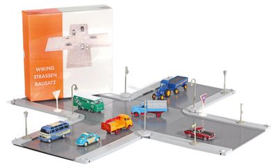 Wiking H0 1/87 119901 Strassen Bausatz Kreuzung - NEU