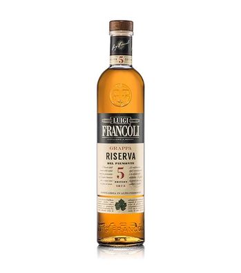 Francoli Riserva del Piemonte 5 Jahre Grappa (41,5 % vol, 0,7 Liter) (41,5 % vol, hid