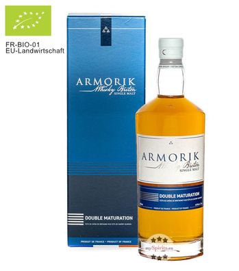 Armorik Double Maturation Whisky Breton Bio (46 % vol, 0,7 Liter)