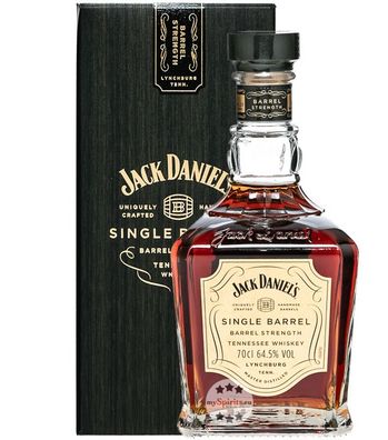 Jack Daniel's Single Barrel Strength Tennessee Whiskey (64,5 % vol, 0,7 Liter) (64,5