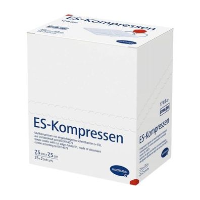 ES-Kompressen steril 7,5 x 7,5 cm (25 x 2 Stk.)