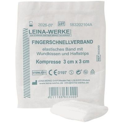 Fingerschnellverband 3 cm x 3 cm