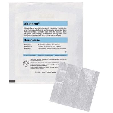 aluderm Kompresse 7,5 x 7,5 cm