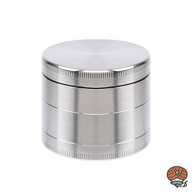 Atomic Edelstahl Kräutermühle, silber, Ø54mm, 4 teilig
