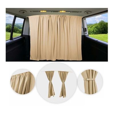 Maß Gardinen Fahrerhaus Abtrennung Camping Sonnenschutz Beige 130x180