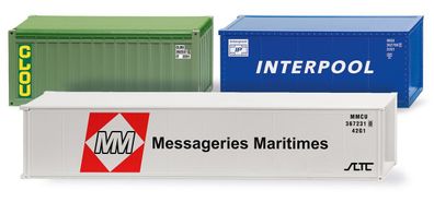 Wiking H0 1/87 001824 Zubehörpackung - Container II Clou MM Interpool - OVP NEU