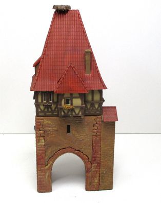 Spur H0 Fertigmodell Stadtmauer Torwacht Fehlteile