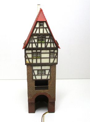 Spur H0 Fertigmodell Stadtmauer Wachturm Fehlteile
