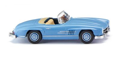Wiking 023301 MB 300 SL Cabrio - hellblau Spur H0 1:87