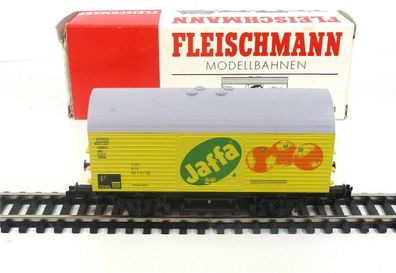 Spur H0 Fleischmann 5043 gedeckter Güterwagen JAFFA OVP (3389k)