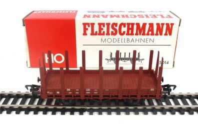 Spur H0 Fleischmann 5014 Rungenwagen 409 234 DB OVP (3388k)