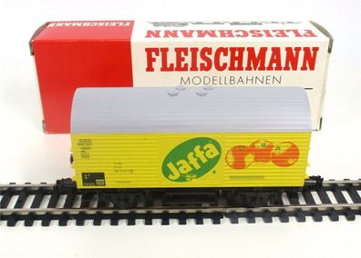 Spur H0 Fleischmann 5043 Gedeckter Güterwagen JAFFA OVP (3386k)