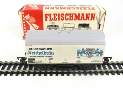 Spur H0 Fleischmann 5046 Gedeckter Güterwagen Reichelbräu OVP (3381k)