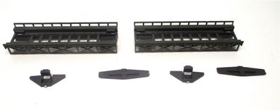 Spur N Faller 2x Rampenstück Gitterunterzug 100mm Zubehör (Z140)